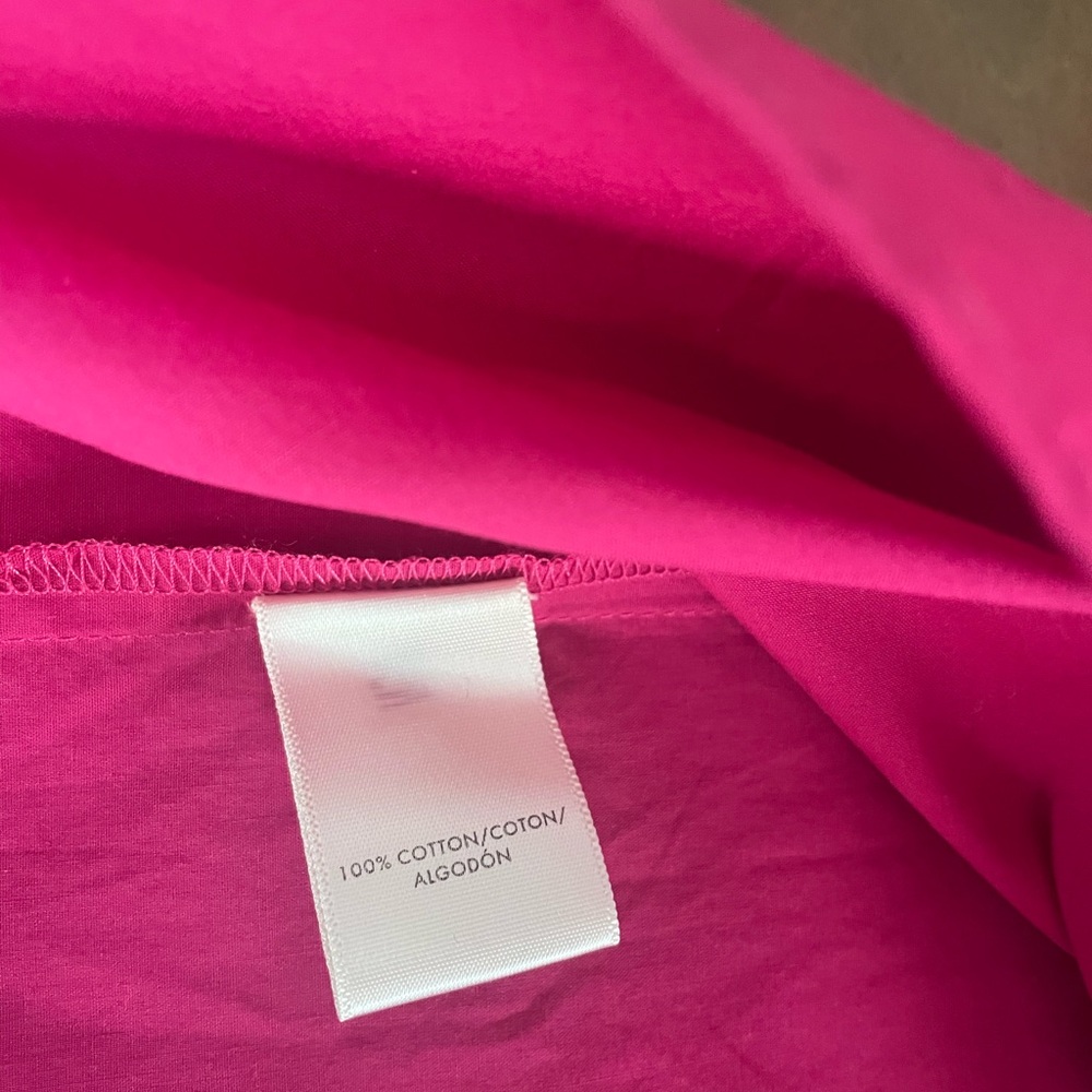 Ann Taylor Fuchsia Off-Shoulder Blouse - Picture 9 of 9